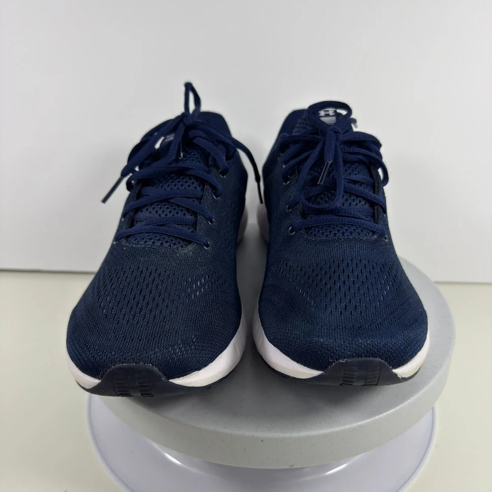 Under Armour Running‎ Shoes Men 7.5 Navy Blue Mesh Lightweight Comfort
